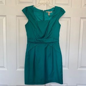 S Teal/Blue/Green Cap Sleeved Dress